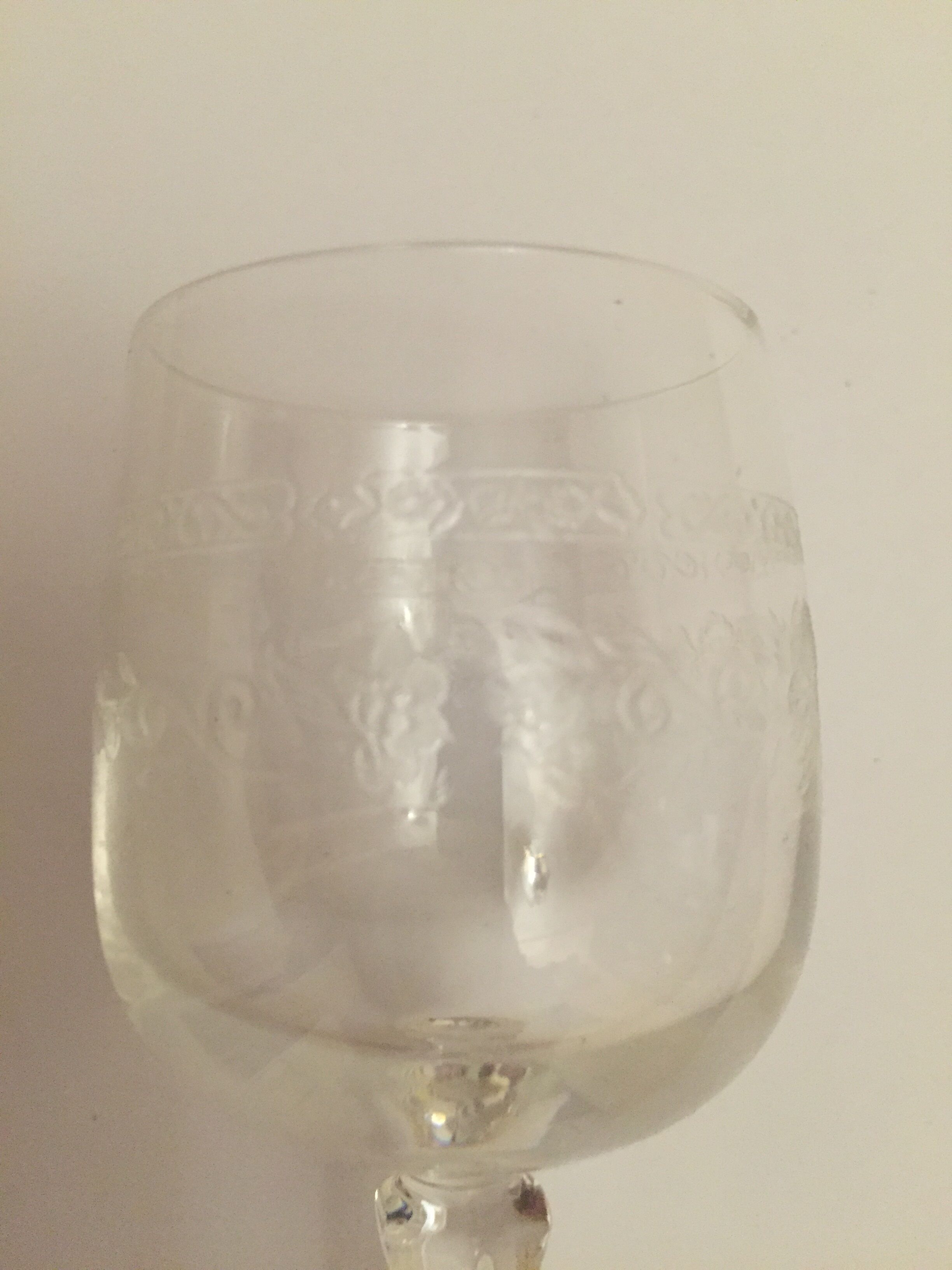 Set of 10 Crystal glasses
