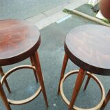 Pair of bar stools "Baumann"
