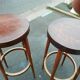 Paire de tabourets de bar "Baumann"