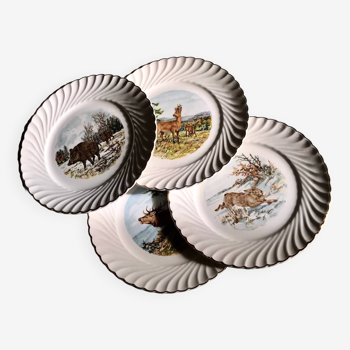 4 hunting plates