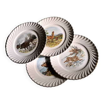 4 hunting plates