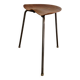 Rare tripod stool by Astor Glibstrup for Frederikssund Mobelfabrik, Denmark, 1950s