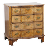 Commode en noyer courbé avec orgue baroque, XVIIIe siècle