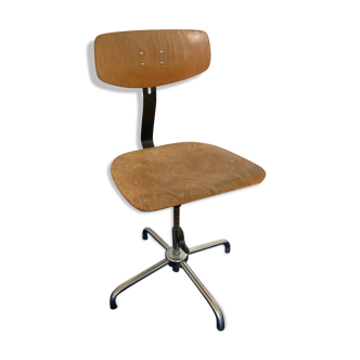 Stella vintage workshop chair swivel adjustable in height