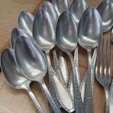 Antique cutlery set for 22 place settings
