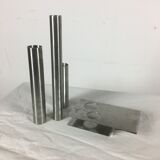 Stainless steel soliflore vase by Rémy Letang 1970