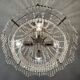 Lustre Montgolfière à pampilles en cristal