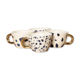 4 cups espresso blue terrazzo patterns