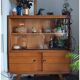 Buffet vitrine pieds compas