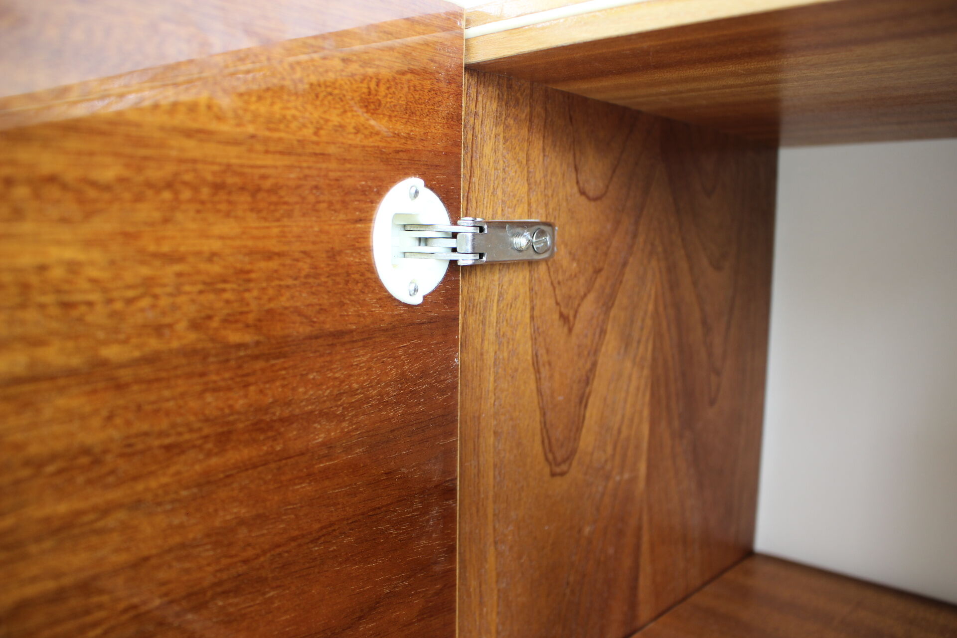 1970s Upcycled Birch Cabinet, Czechoslovakia - very good original conditon with minor signs of use -