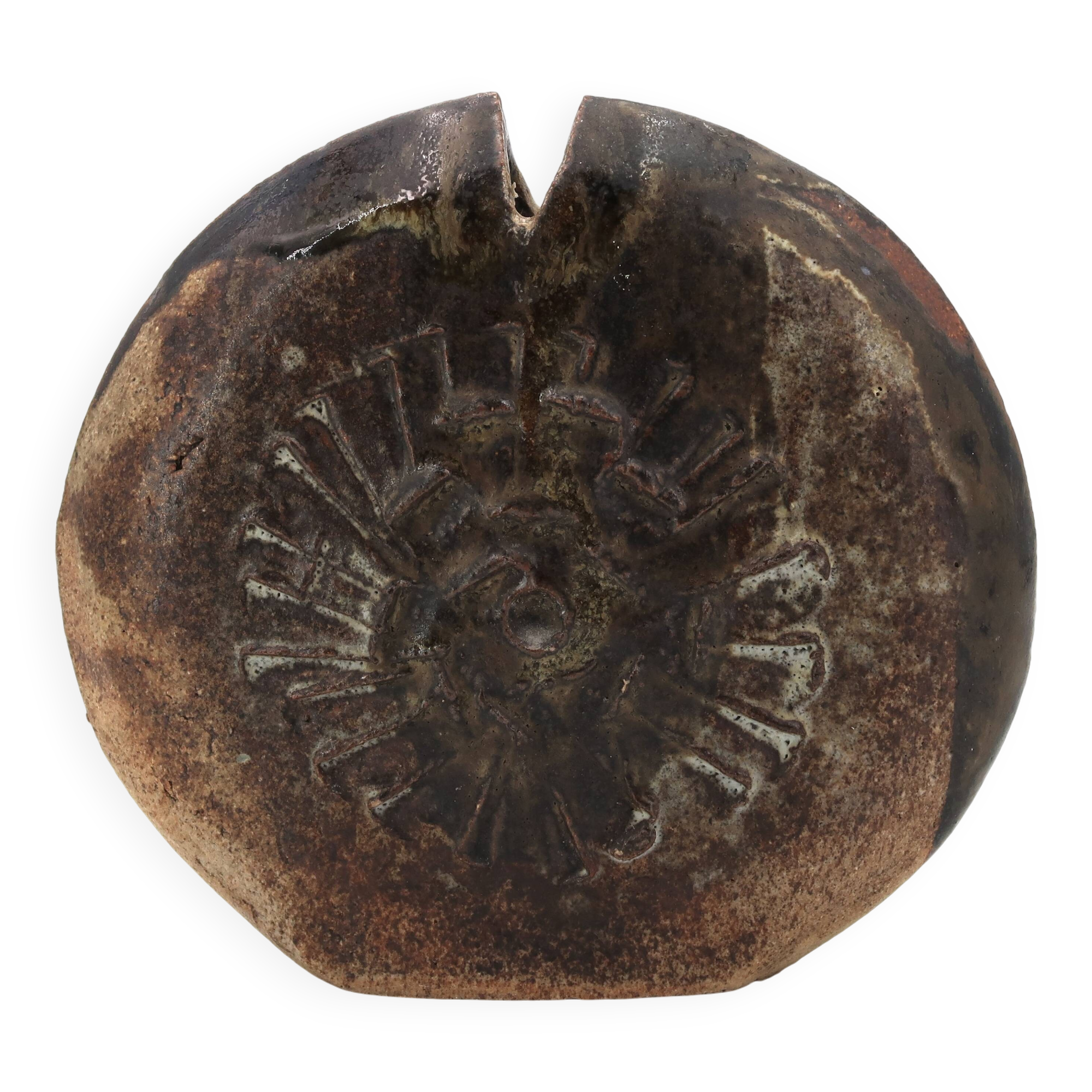 Stoneware lentil vase by Pat Rowland, 1970s