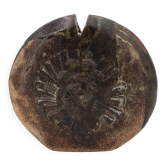 Stoneware lentil vase by Pat Rowland, 1970s