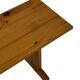 Vintage Scandinavian pinewood bench from the 1960's modern design