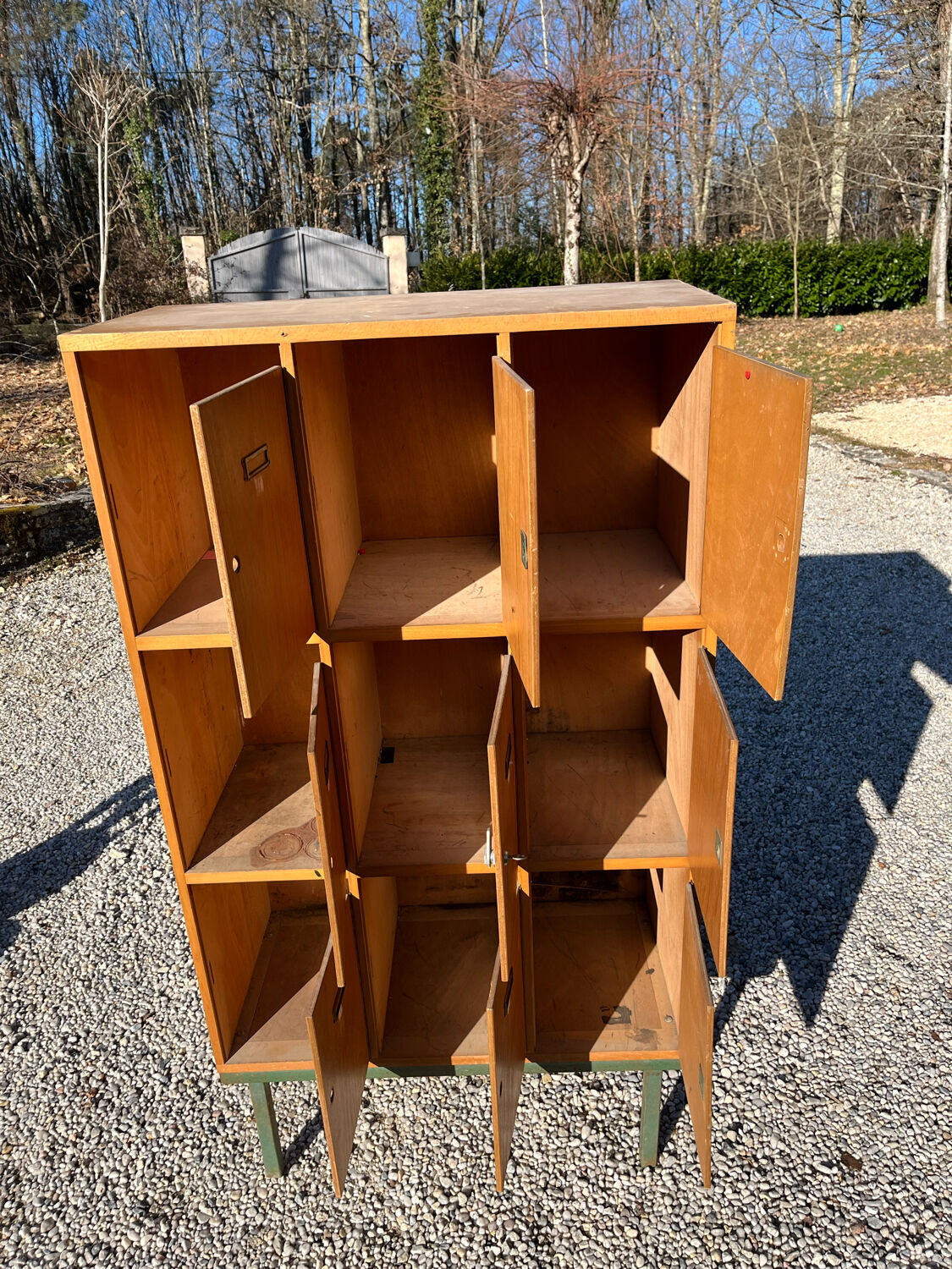 Vintage locker cabinet