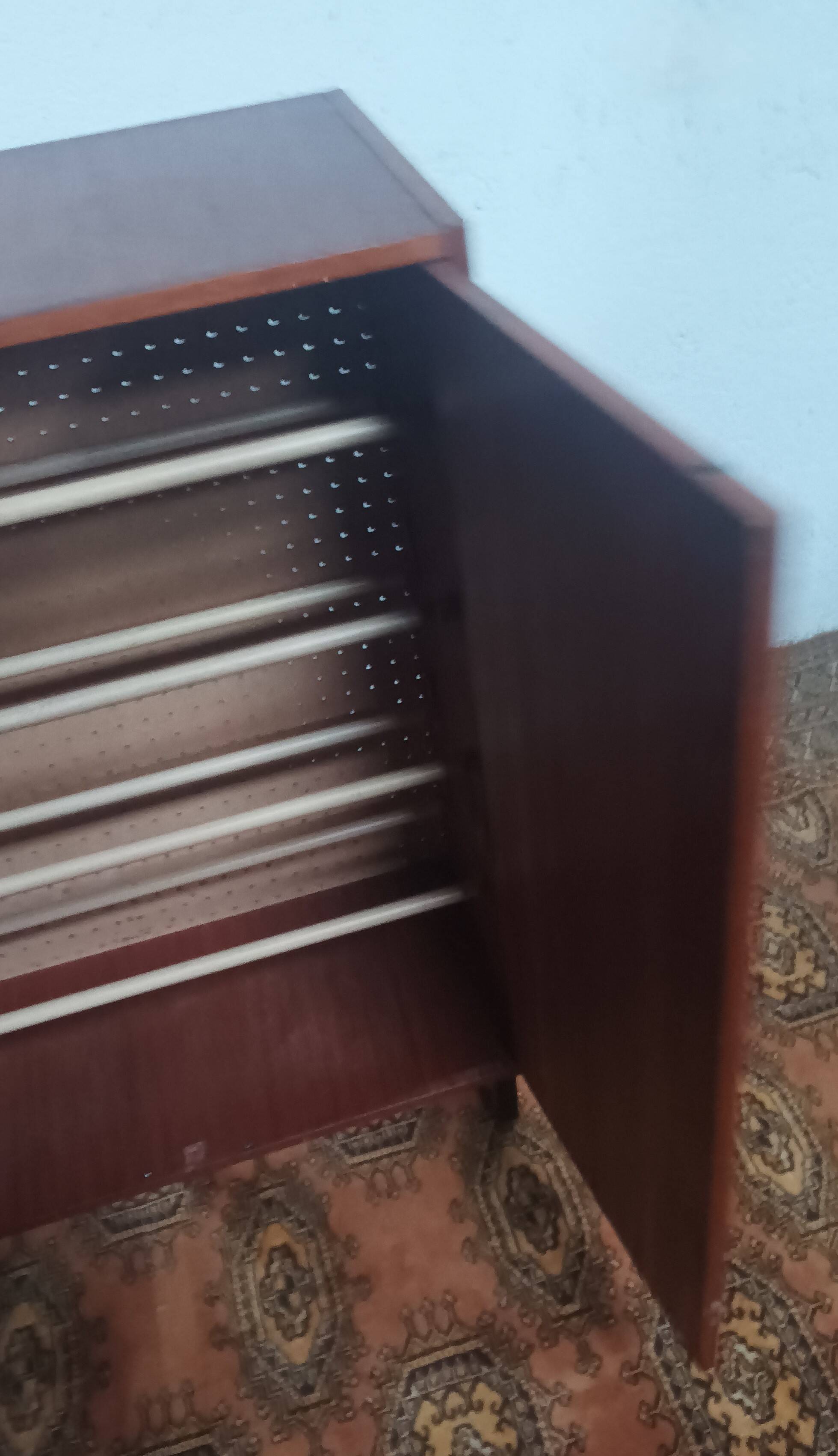 Rosewood shoe cabinet, 1950