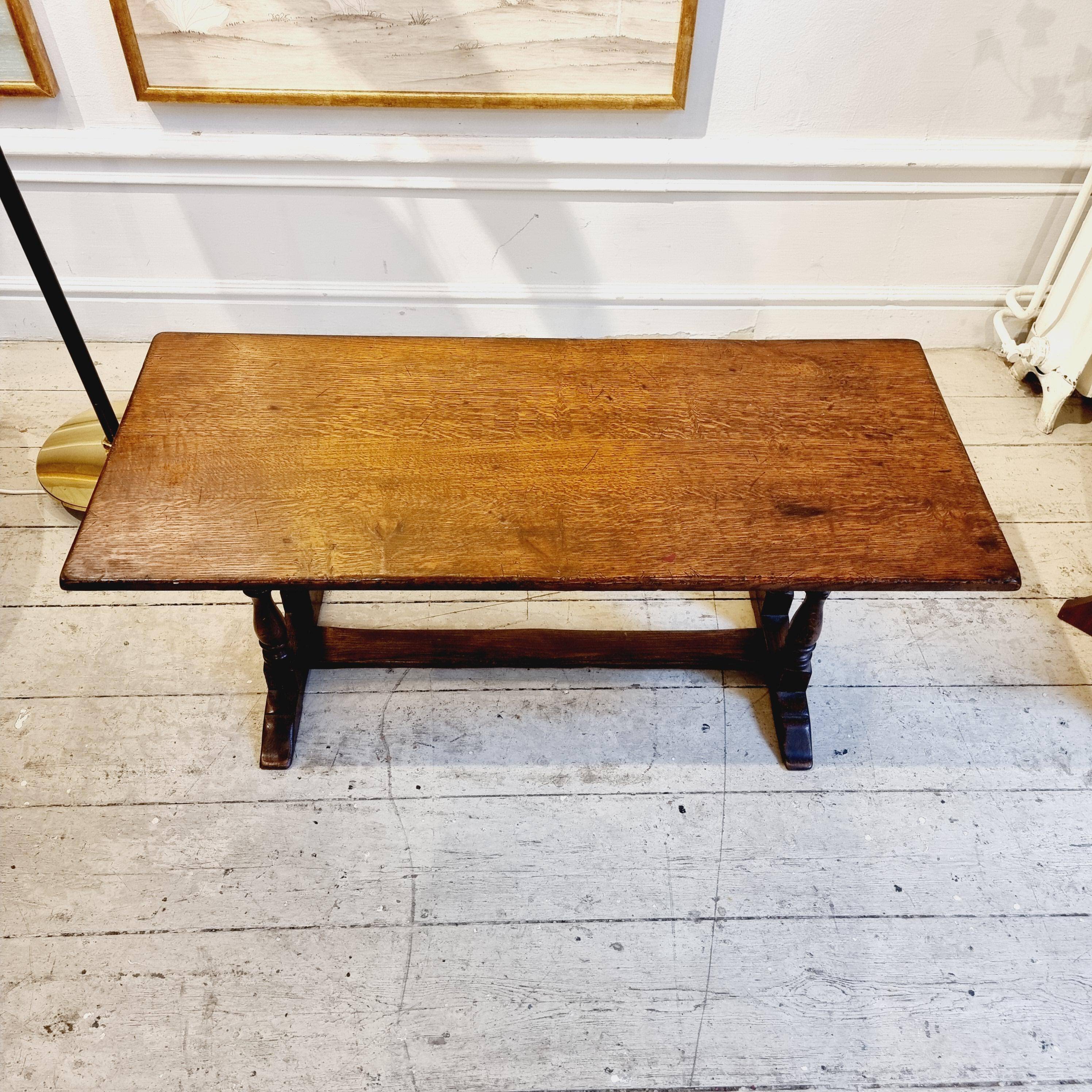 Nordiska Kompaniet coffee table, made in England for NK, mid-1900s.
