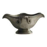 Saucière ancienne en métal argenté