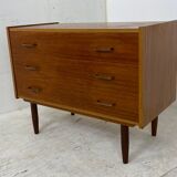 Commode scandinave en teck 1950s