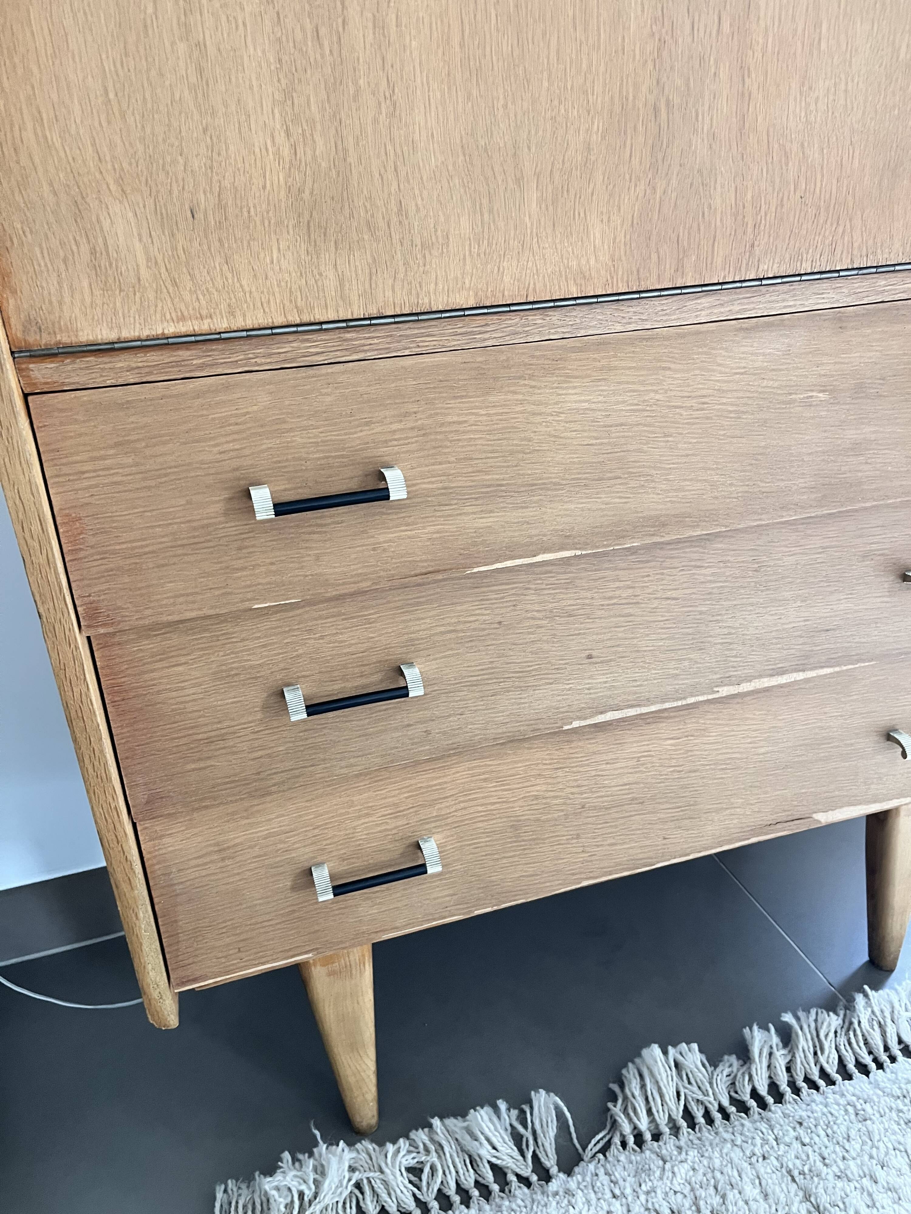 Vintage wooden secretary