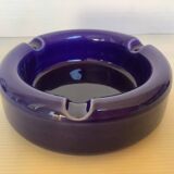 Cobalt blue ashtray emptier