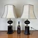 Maison le dauphin France: very large desk lamps from the 1970s