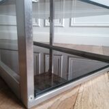 Brushed aluminum shelf 1980