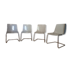 Chaise plexiglas vibtage