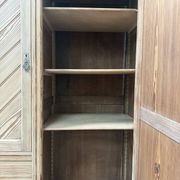 Large renovated country antique wardrobe