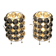 Pair of  Kare design table lamps model 62455 with chromed plastic bubbles