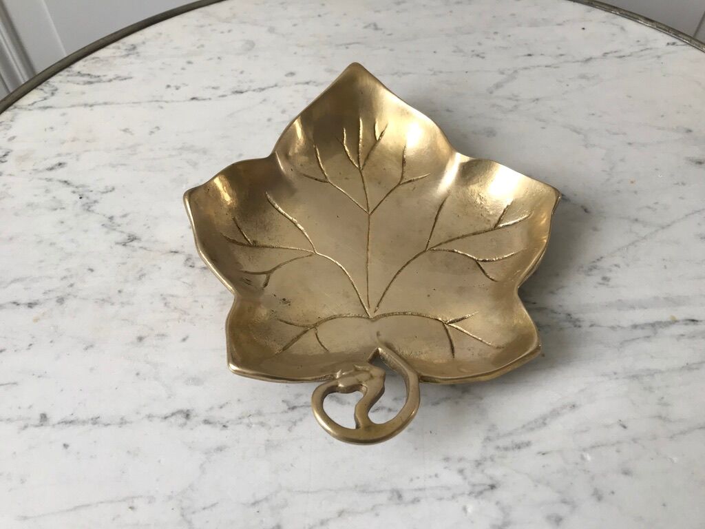Brass sheet pocket tray 50s