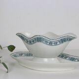Sauceboat, Pasteur pattern, from the French manufacturer Moulin des Loups