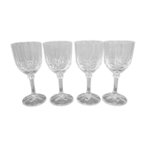 4 verres à vin rouge Luminarc Art déco