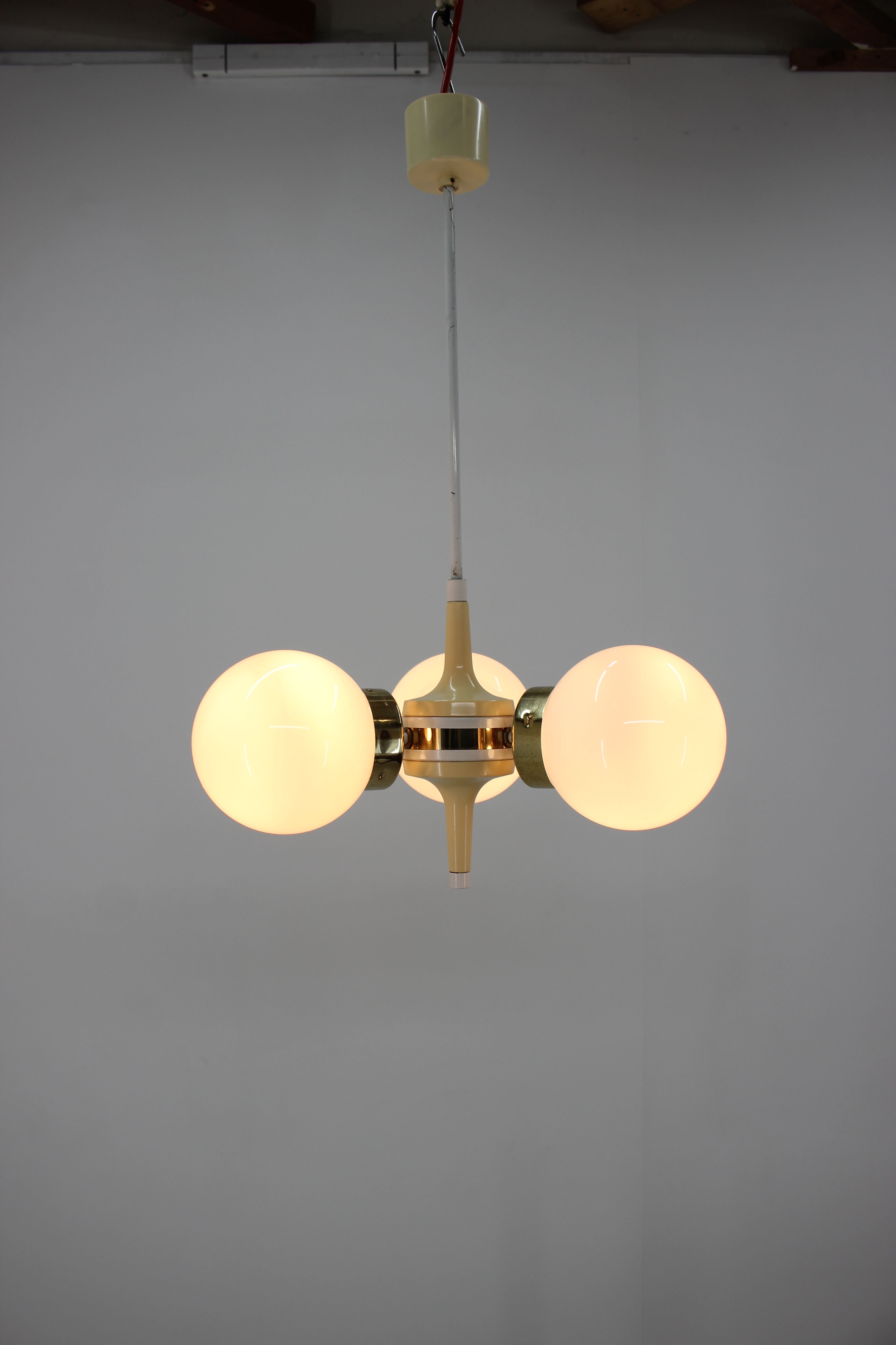 Space Age Chandelier Sputnik by Eloktroinstala Decin, 1970