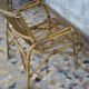 Fauteuil rotin vintage 1960