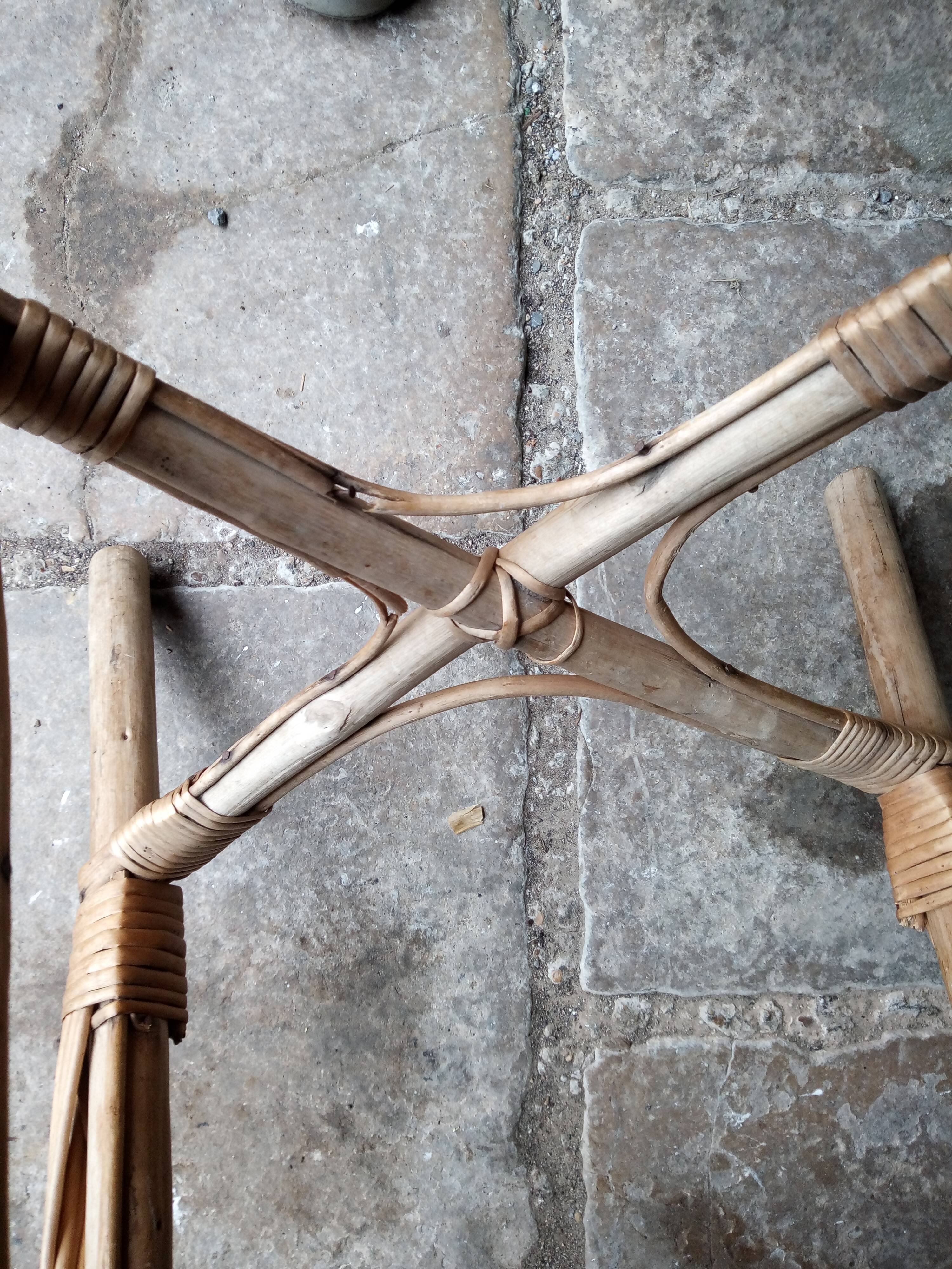High chair child wicker