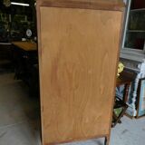 Asian decor rosewood marquetry showcase