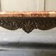 Table basse en marbre brèche