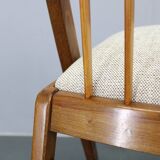 1970s Set of Four Beech Dining Chairs, West Germany