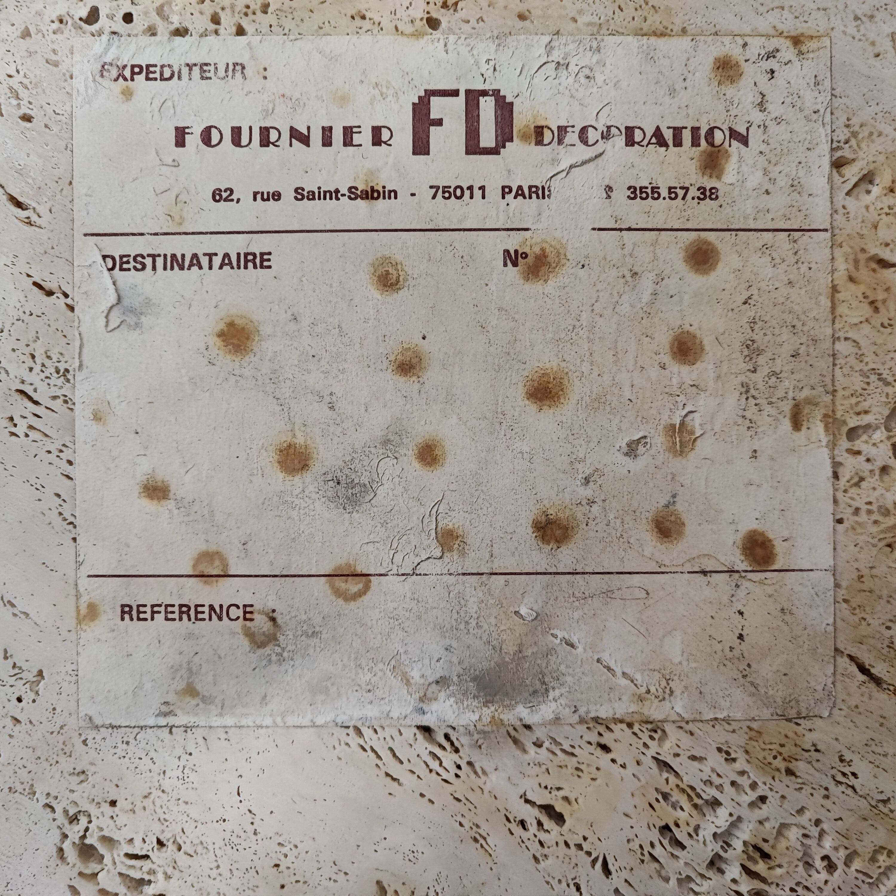 Wood and travertine harnesses