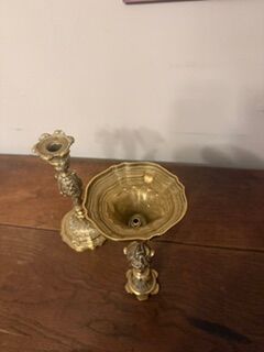 bronze candlesticks