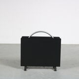 1950s Recent edition magazine rack by W.H. Gispen for Dutch Originals, Netherlands