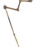 Telescopic bronze floor lamp