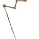 Lampadaire télescopique en bronze