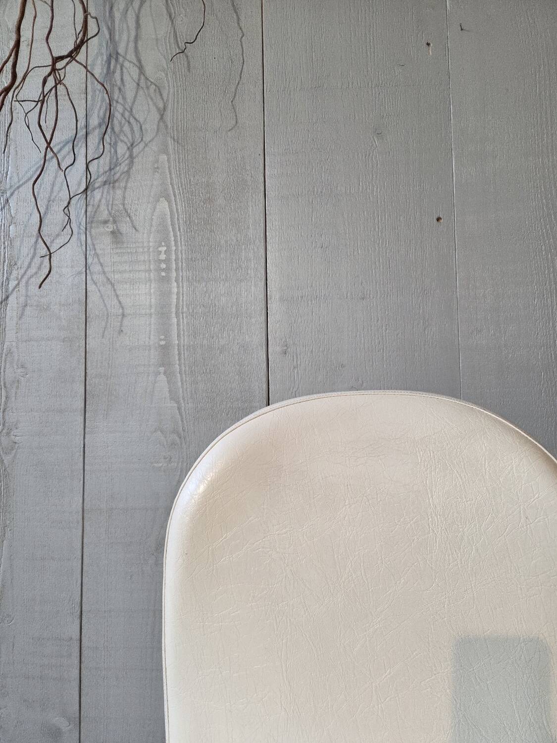 Chaises pivotantes skai blanc
