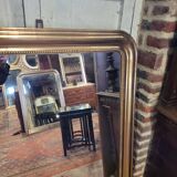 Mirror Louis Philippe 19th gold 144h/106l cms