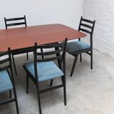 Table à manger extensible par Alfred Hendrickx pour Belform, années 1950.