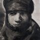 Gouache by Miuiu Muier Portrait of Bedouin Sahara XXth