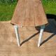 Antique round walnut table – sanded solid wood top
