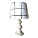 Vintage ceramic lamp and custom lampshade
