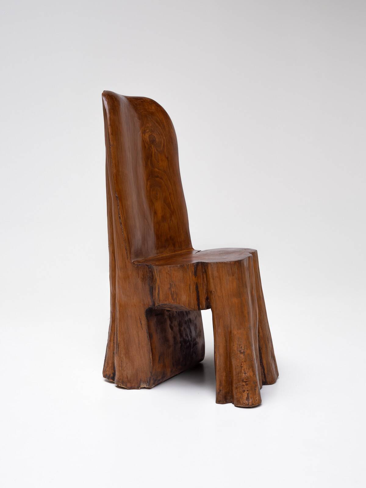 Hand-carved Chair in Solid Hardwood
